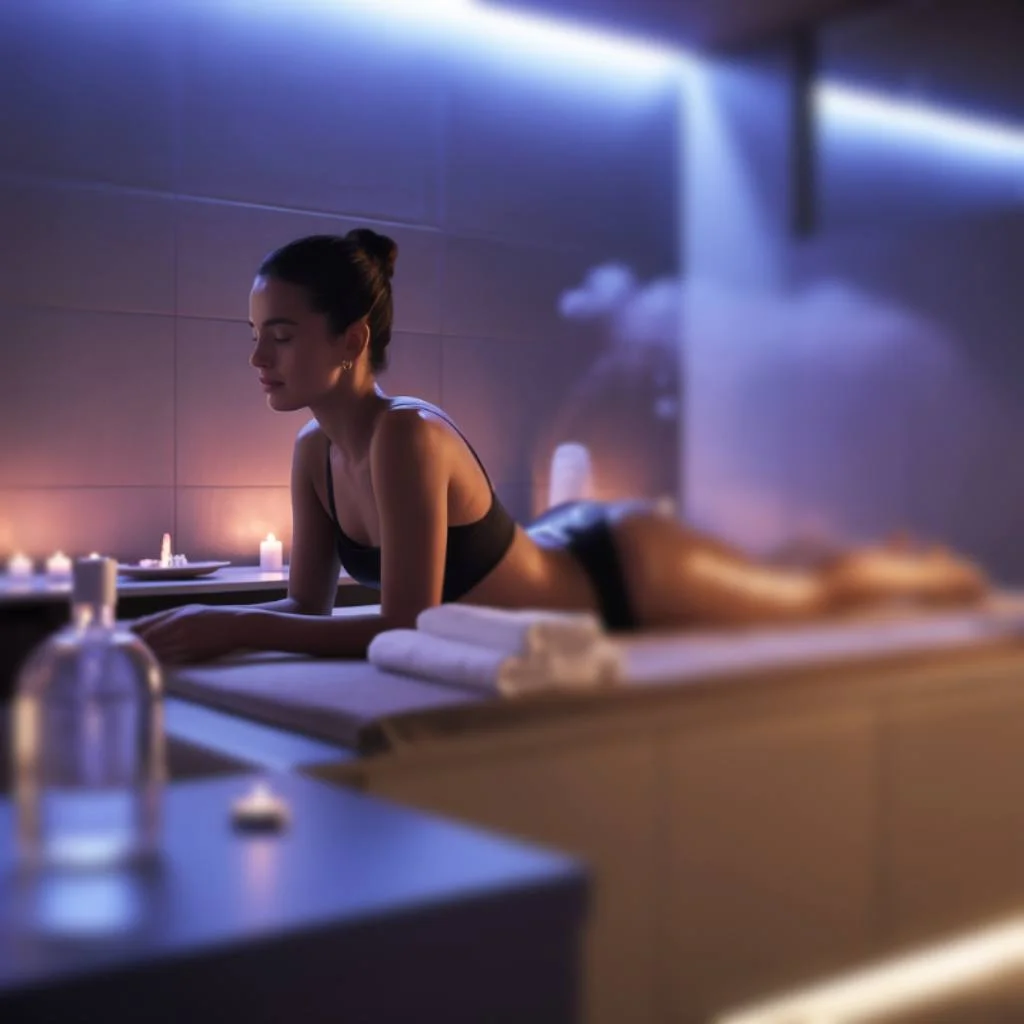 חדר טיפולים אליזיום עם שמנים יוקרתיים