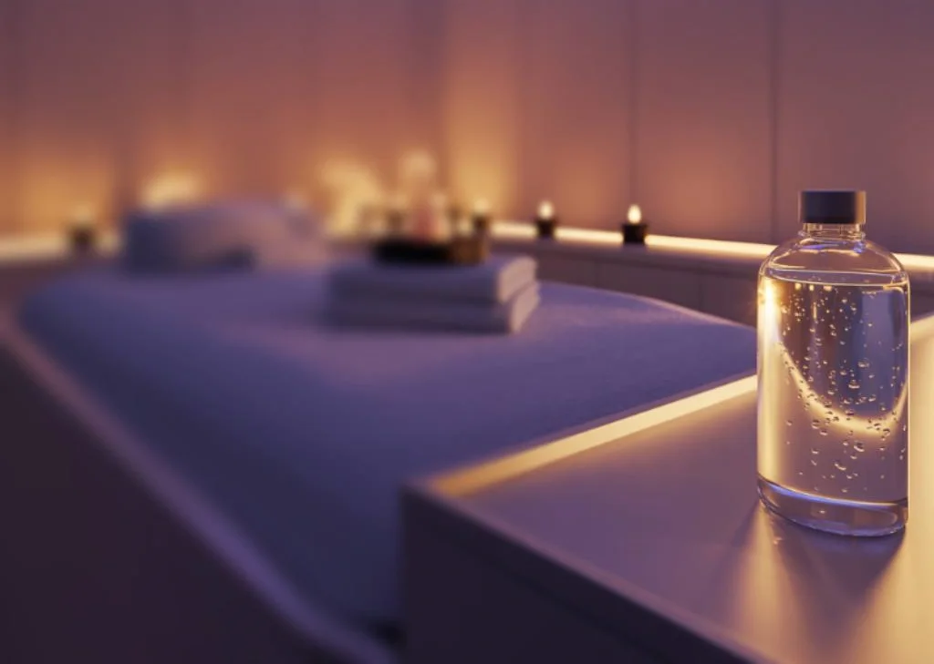 חדר טיפולים אליזיום עם שמנים יוקרתיים